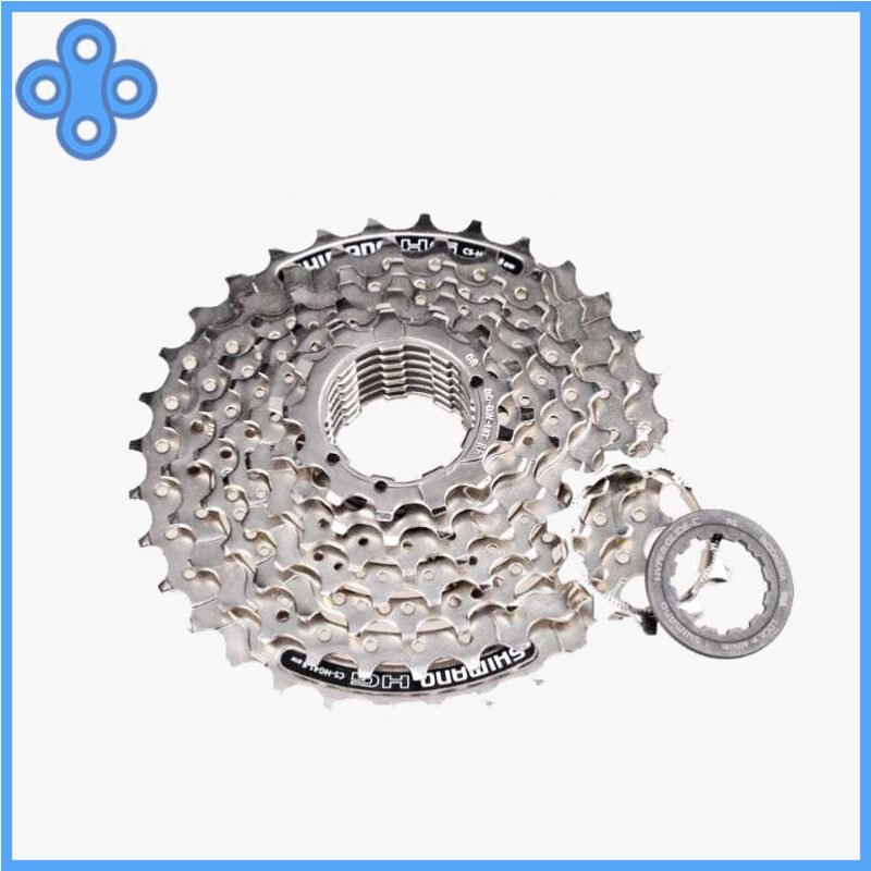 Cassetta Shimano Alivio CS-HG41-8 Velocità 11-32T Argento Per Mountain Bike, Nuova