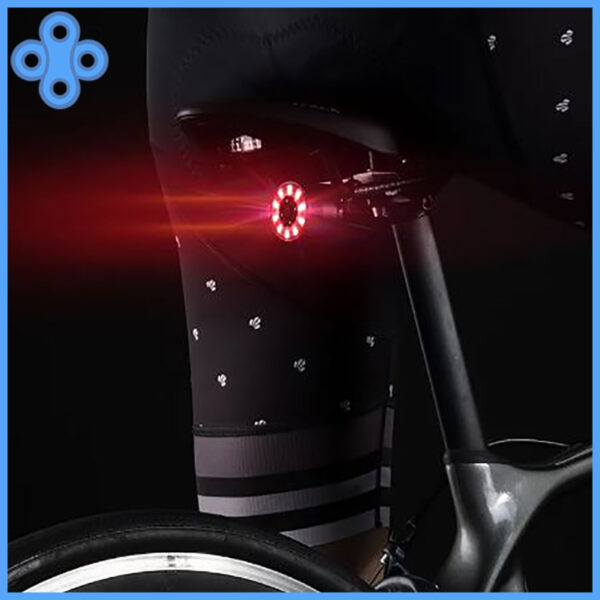 Đèn hậu xe đạp brockbros q1 sạc typc-c sáng 6 chế độ