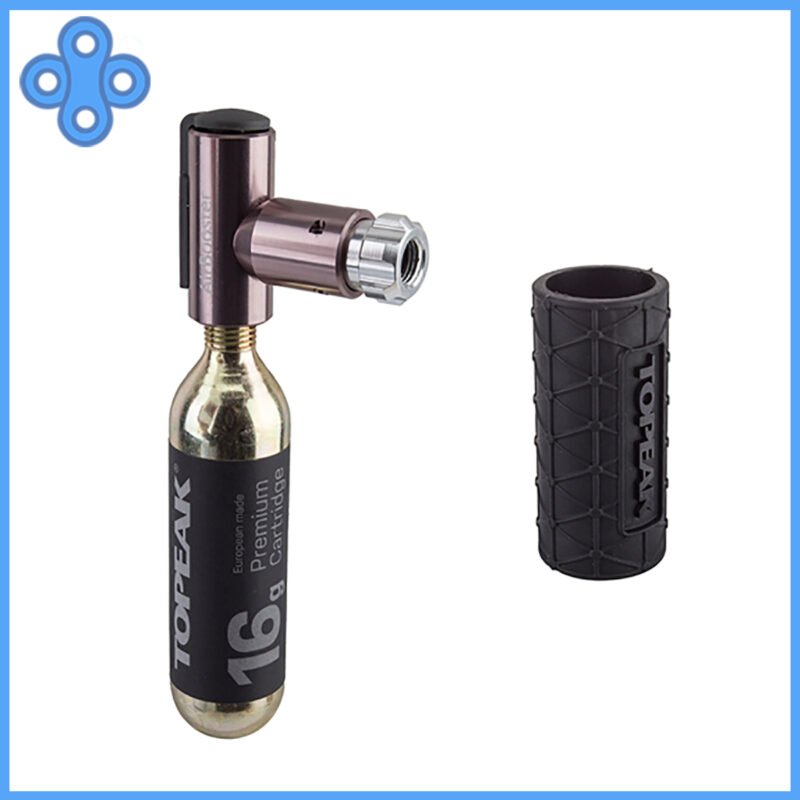 Topeak Airbooster 16gr – Gonfleur CO2 Avec Tête De Cartouche Filetée, Noir Pour Vélo