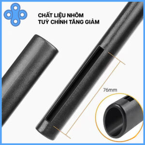 Chân chống nhôm cho xe đạp có điều chỉnh tăng giảm loại to chịu lực