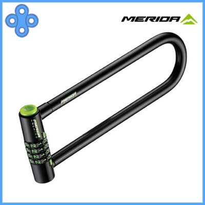Khoá xe đạp chữ U mật mã 4 số Merida made in Taiwan